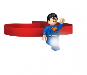 Lego DC Super Heroes: Superman - Latarka czołowa (LGL-HE7)